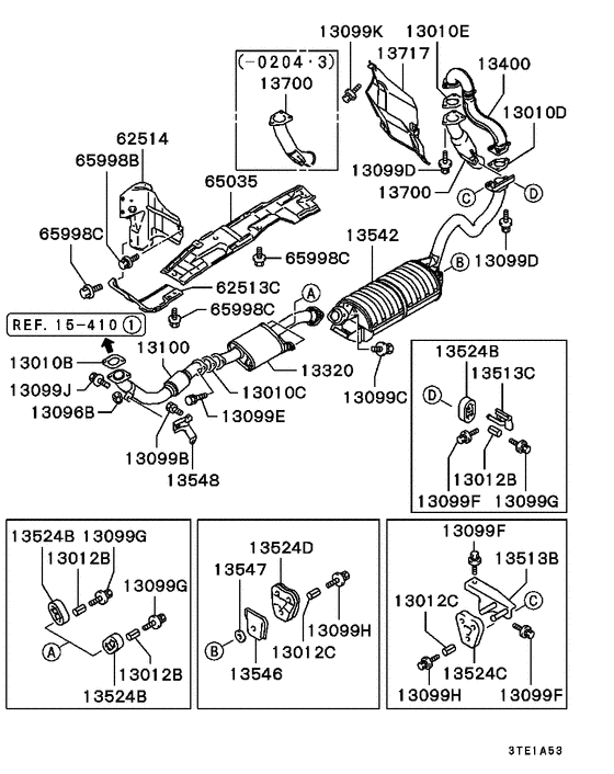 Exhaust pipe & muffler