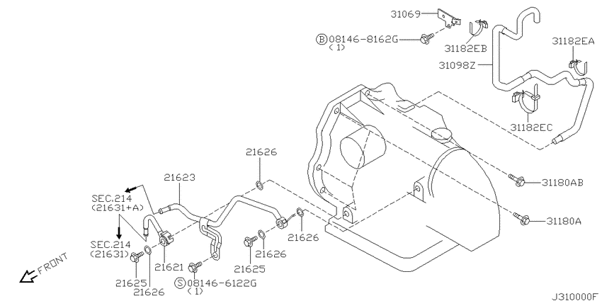 Auto transmission,transaxle & fitting