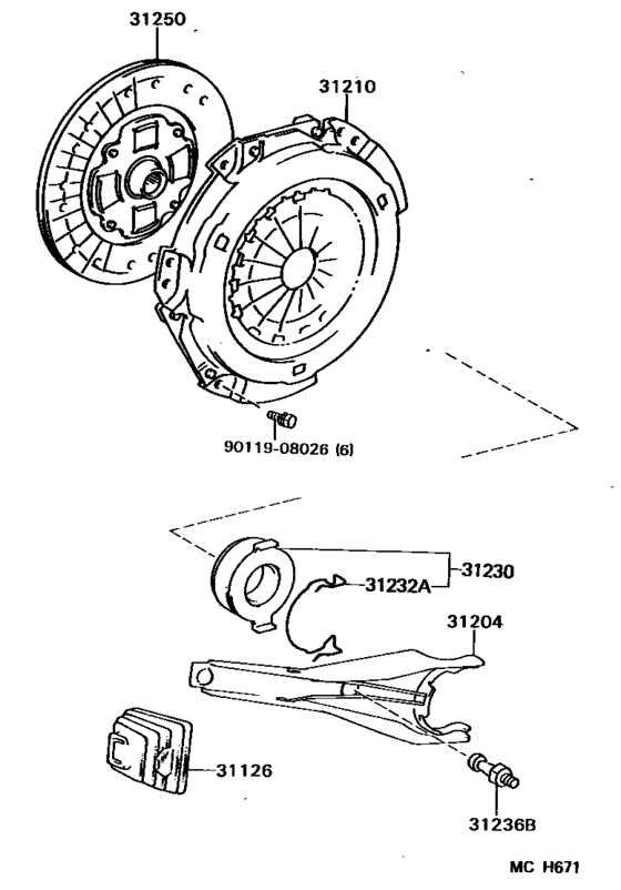 Clutch & Release Fork