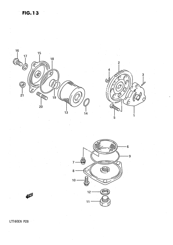 Oil pump - fuel pump