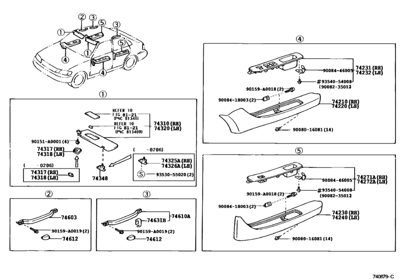 Armrest & Visor