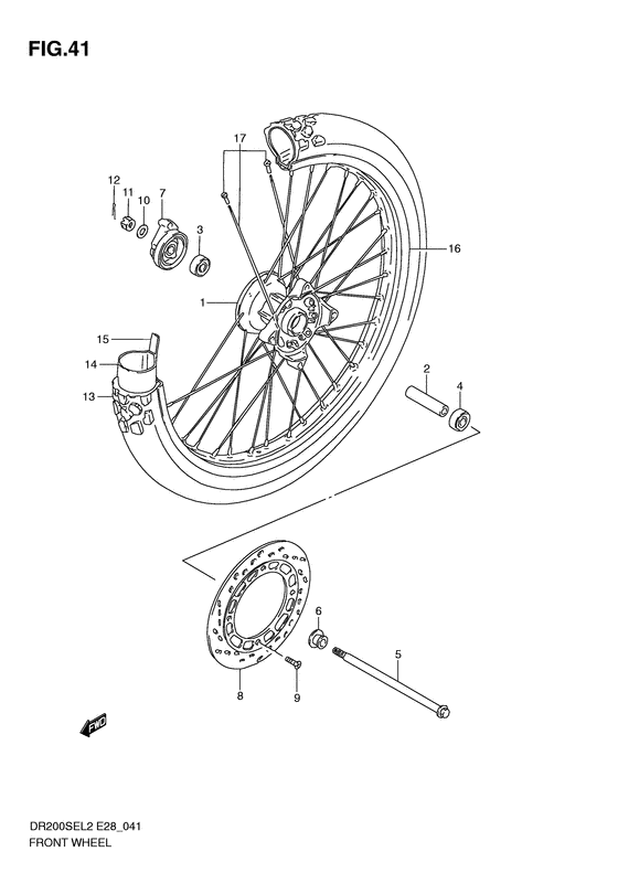Front wheel