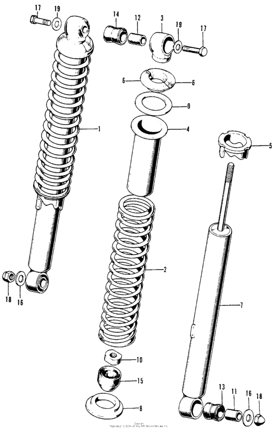 Rear shock absorber