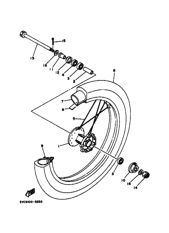 Front wheel