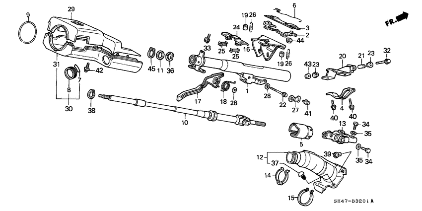 Steering column