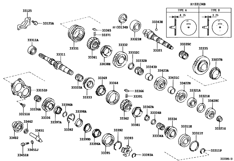 Transmission Gear (Mtm) for 2007 2015 Toyota SCION XB AZE151 U.S.A