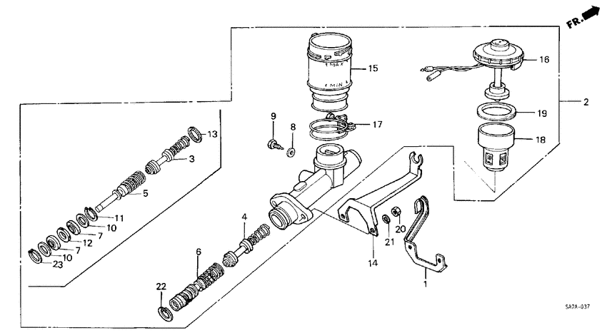 Brake master cylinder