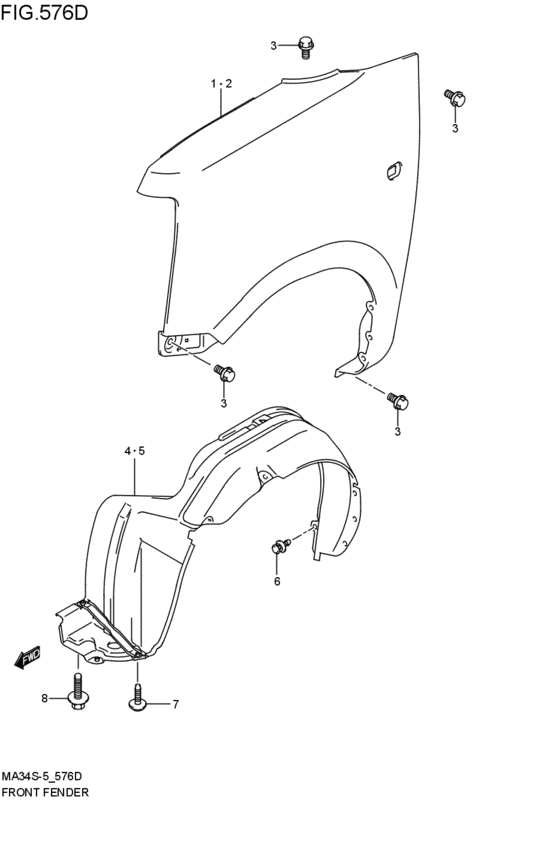 front fender
