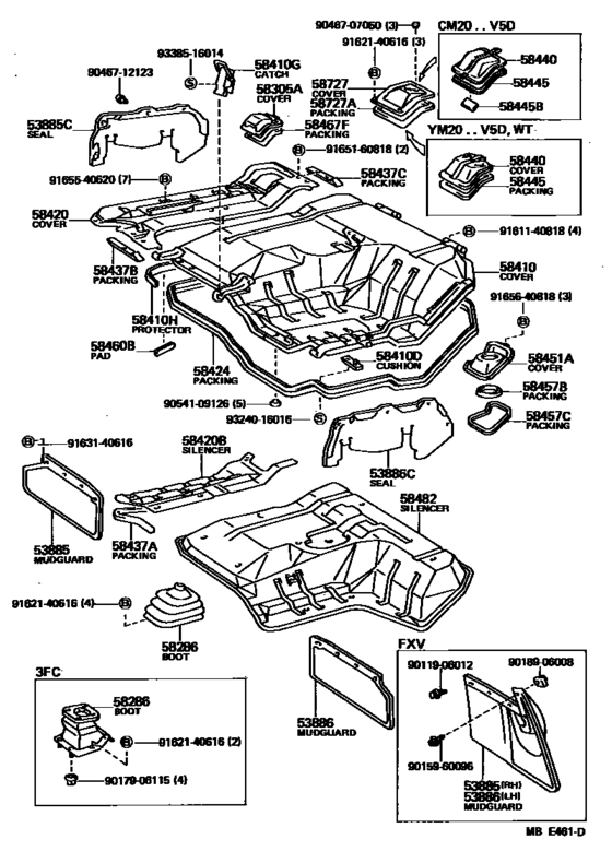 Front Floor Panel & Front Floor Member