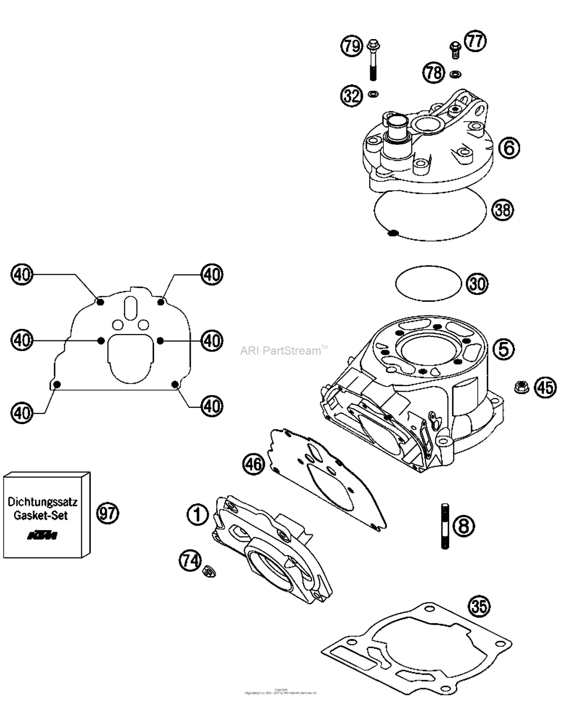 Cylinder, Cylinder Head