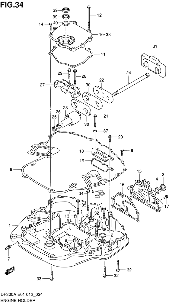 Engine holder