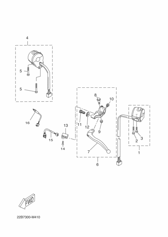 Handle switch & lever