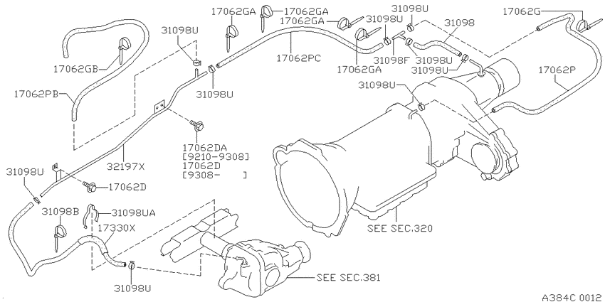 Breather piping     (for fr unit)