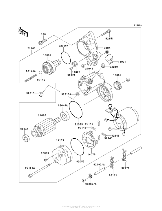 Starter Motor (Fd620De485833-)