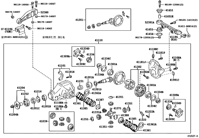 Rear Axle Housing & Differential