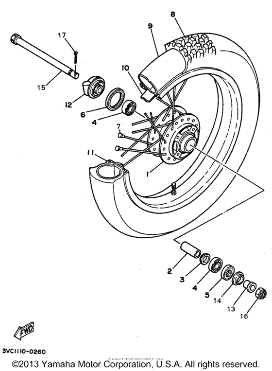 Front wheel