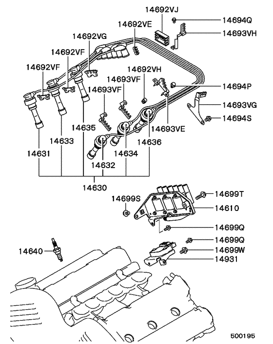 Spark plug,cable & coil