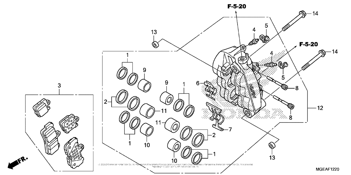 Left Front Brake Caliper