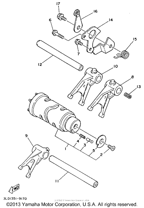 Shift Cam & Fork