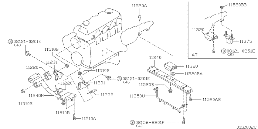 Engine & transmission   mounting