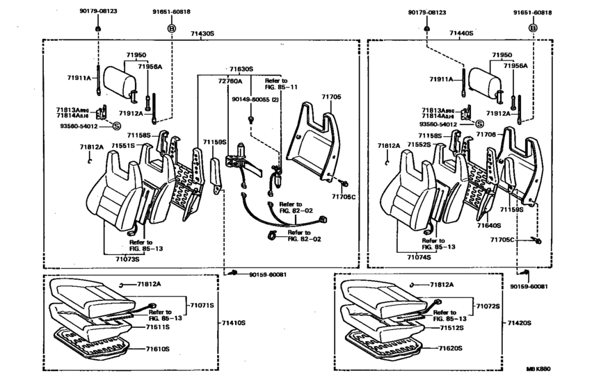 Front Seat & Seat Track