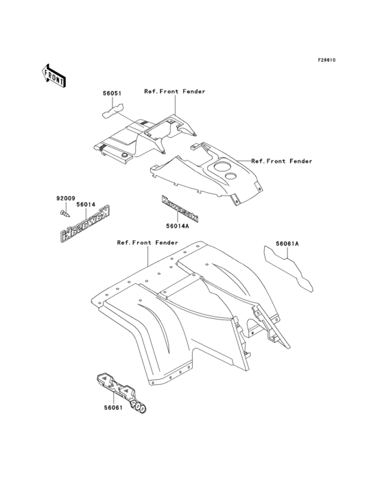 Decals(red)(klf400-b5)