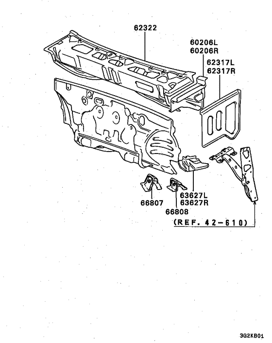Front deck & insulator
