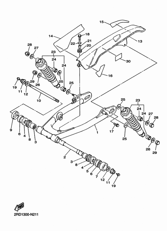 Rear arm & suspension