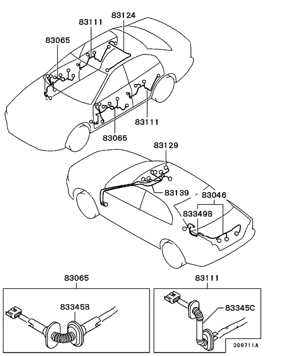 Wiring & attaching parts