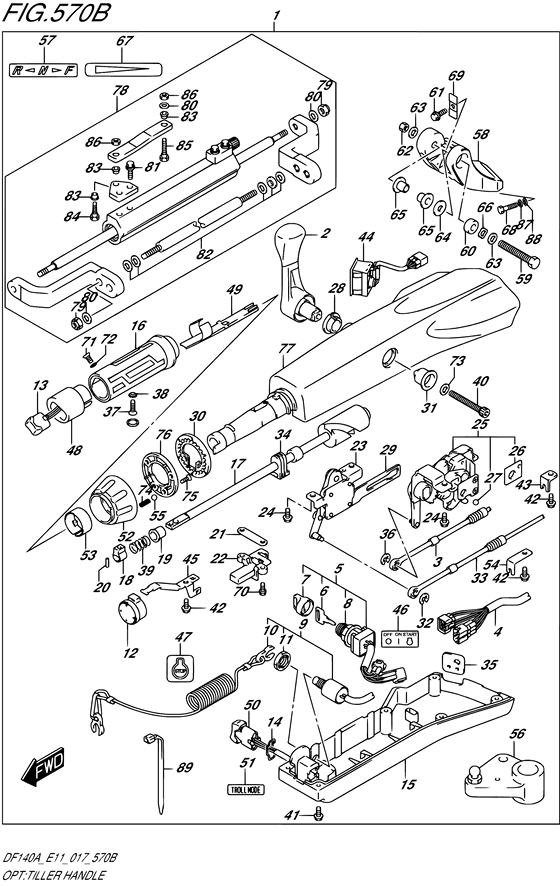Opt:tiller handle