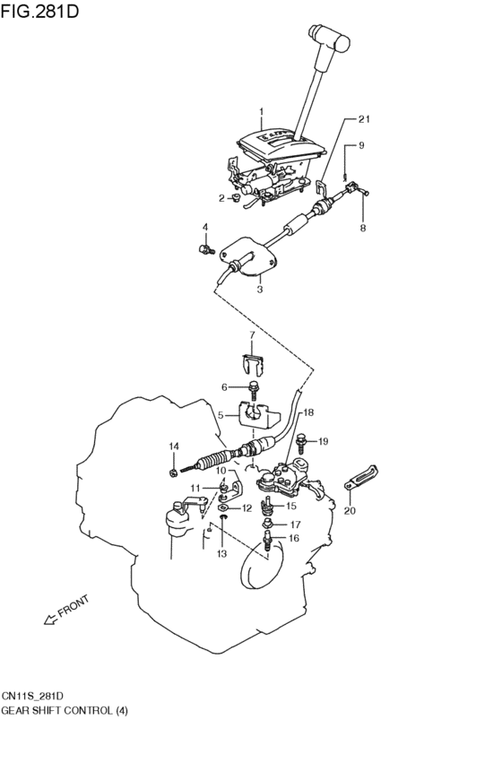 gearlever control