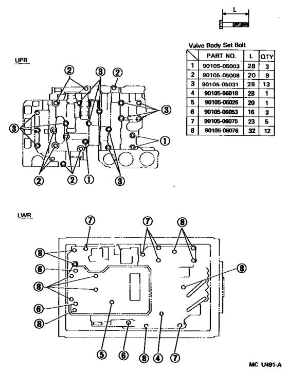 Valve Body & Oil Strainer (Atm)