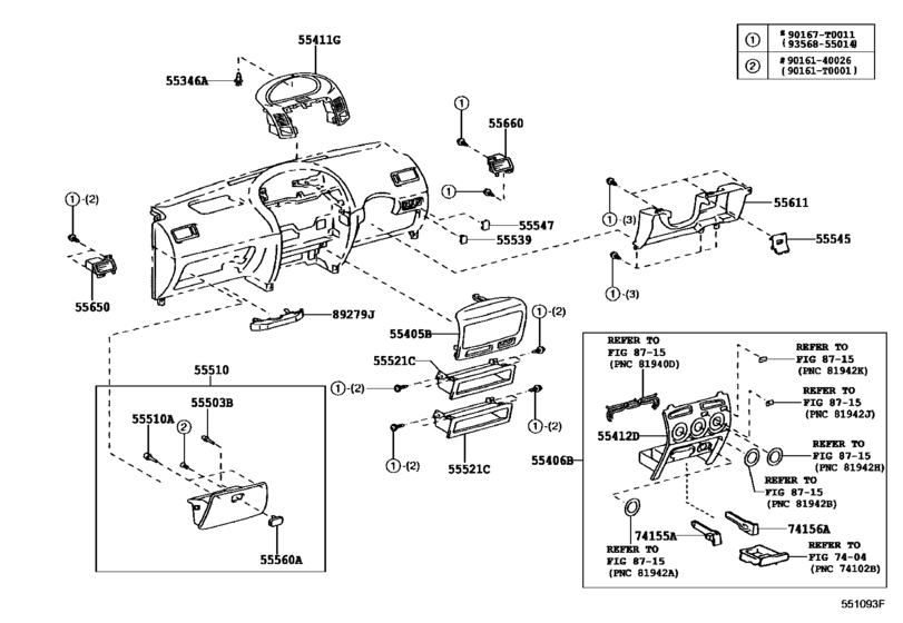 Instrument Panel & Glove Compartment