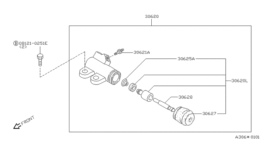 Clutch operating cylinder