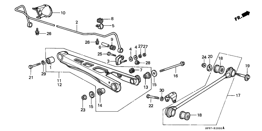 Rear stabilizer/ rear lower arm