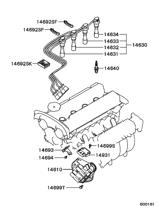 Spark plug,cable & coil