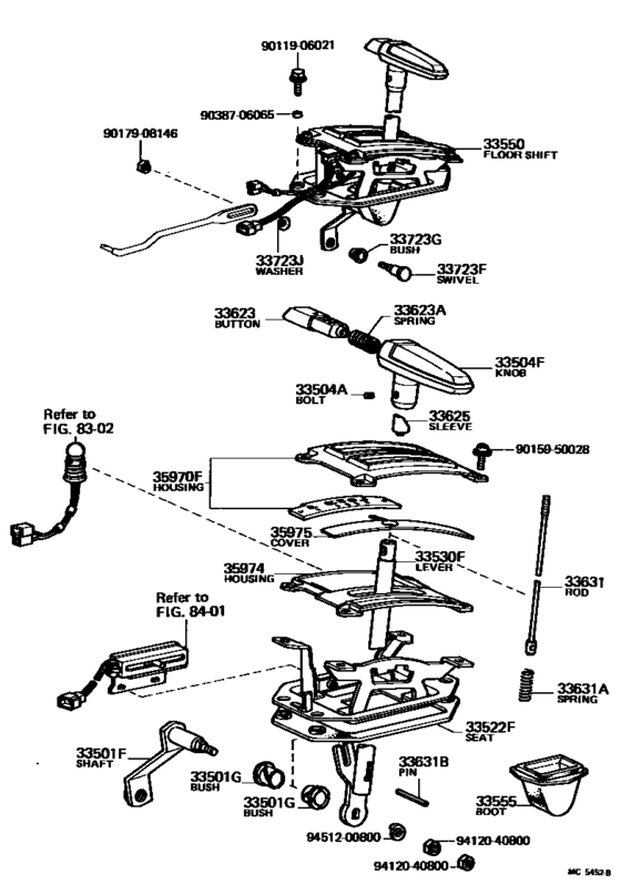 Shift Lever & Retainer