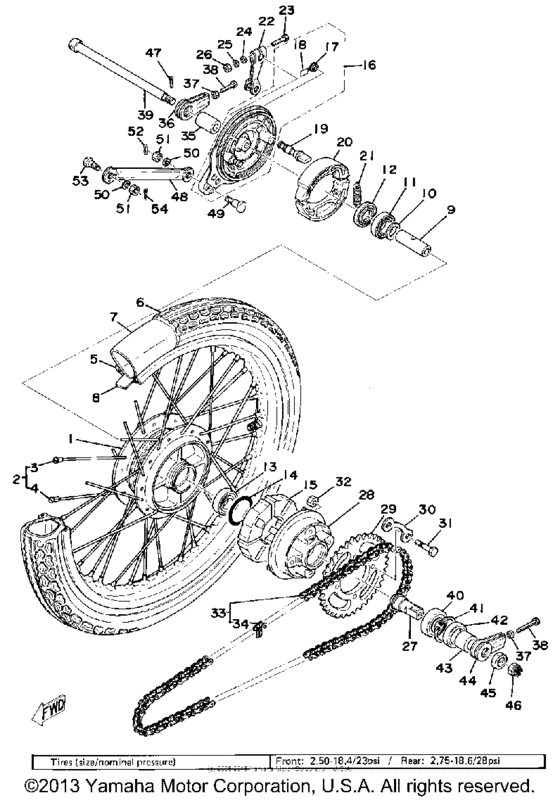 Rear wheel