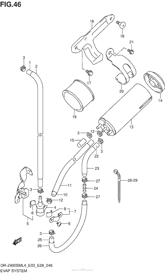 Evap System (Dr-Z400Sml4 E33)