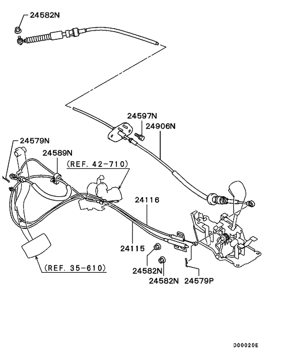 A/t floor shift linkage