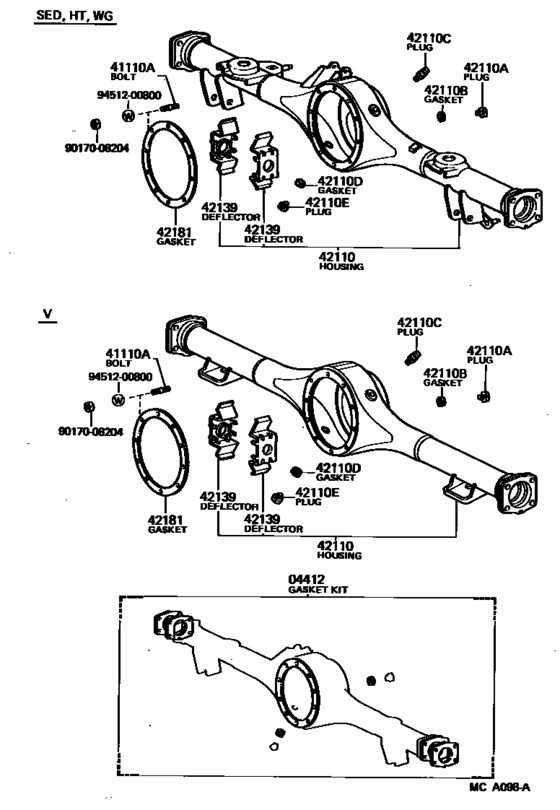 Rear Axle Housing & Differential