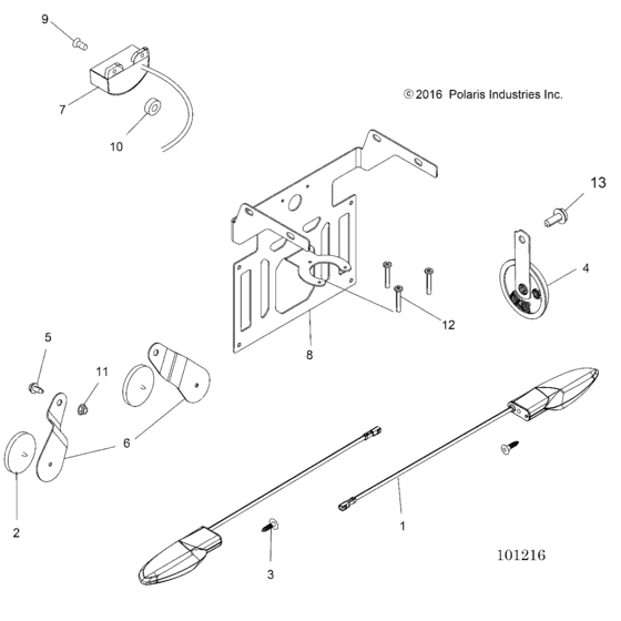 Electrical, Turn Signals, Horn And License Plate Light