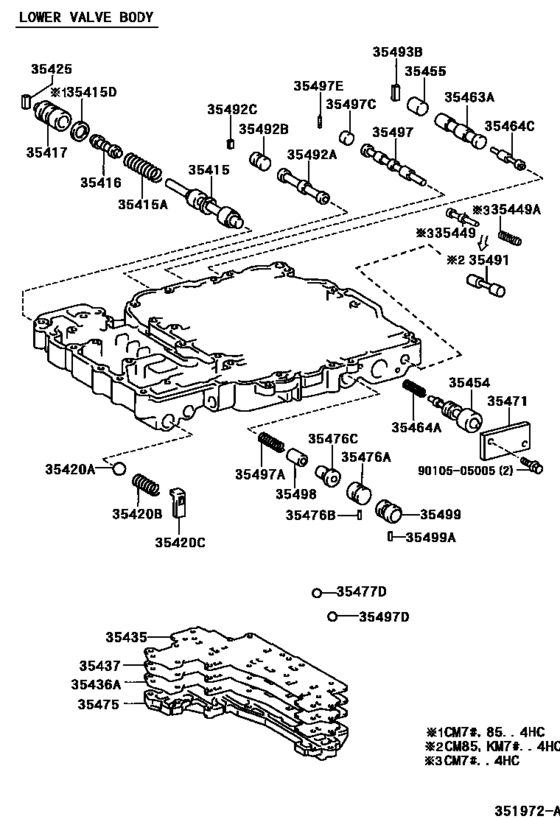 Valve Body & Oil Strainer (Atm)