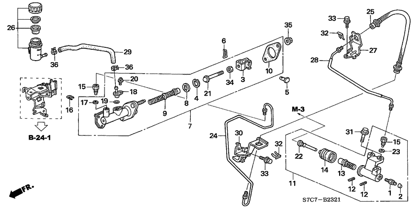 Clutch master cylinder