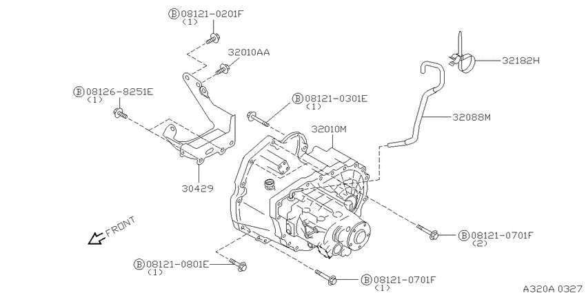 Manual transmission, transaxle & fitting