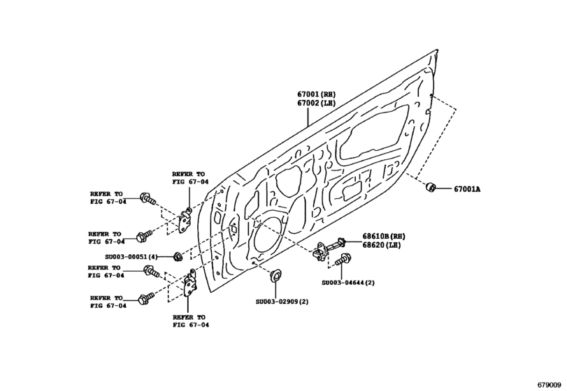 Front Door Panel & Glass