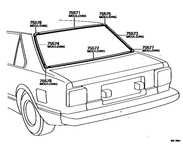 Rear Moulding