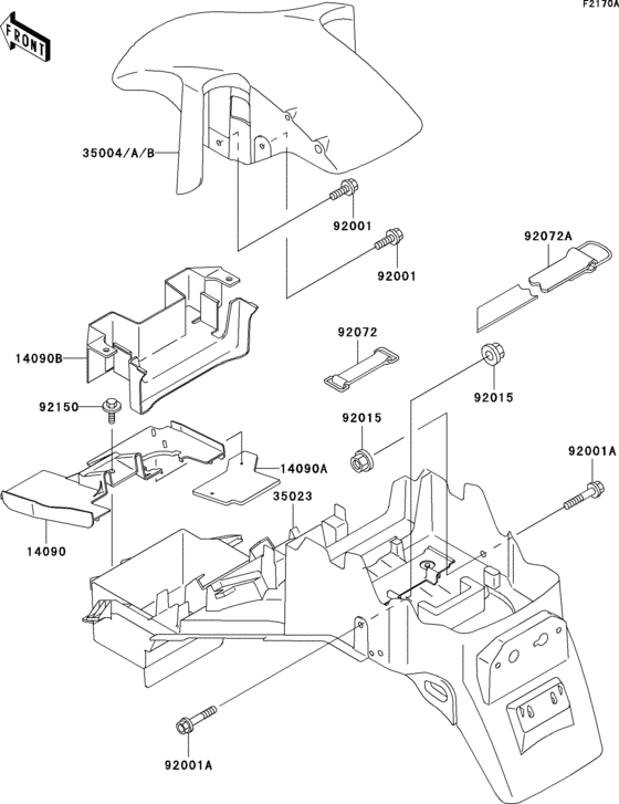 Fenders(zx600-f2/f3)
