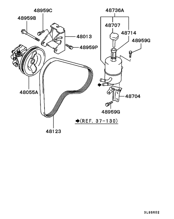 Power steering oil pump