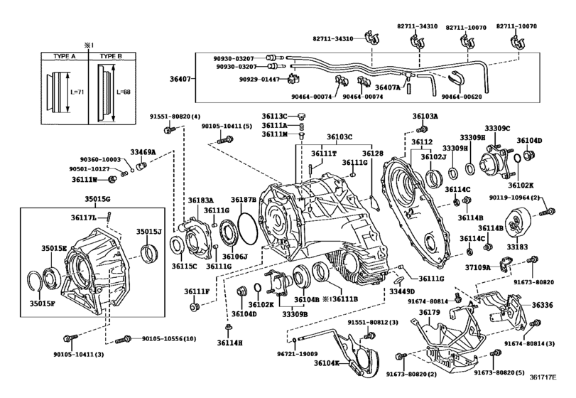 Transfer Case & Extension Housing for 2012 2015 Toyota LAND CRUISER